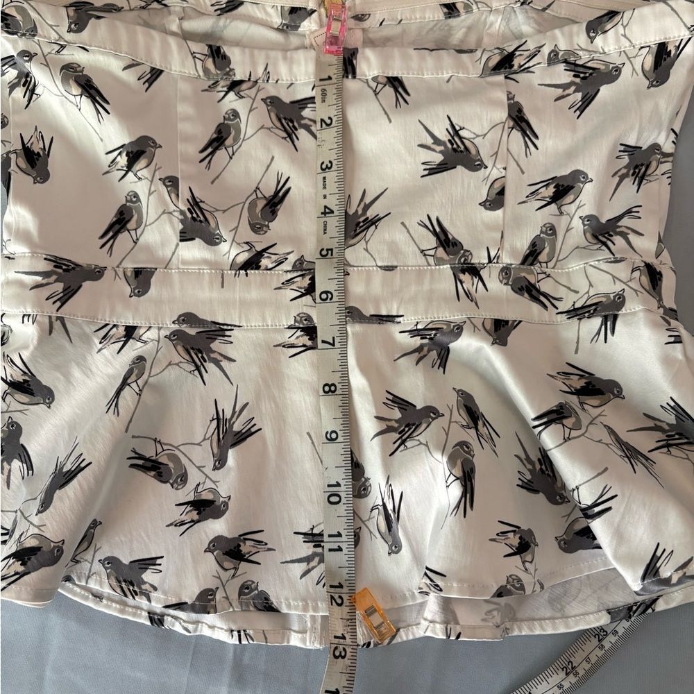 Forever 21 Black and White Floral Bustier Top - Picture 4 of 9